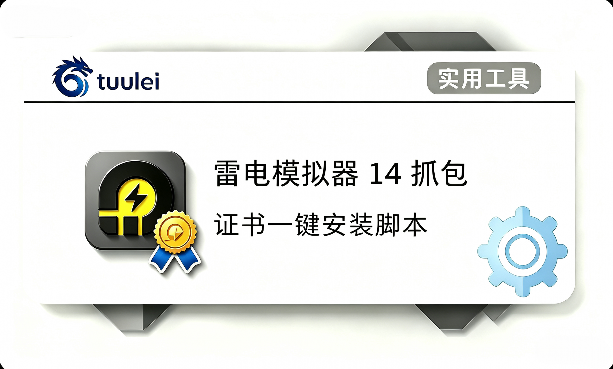 【抓包证书一键安装脚本】雷电模拟器14-tuulei